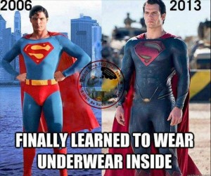 finally Superman's underwear